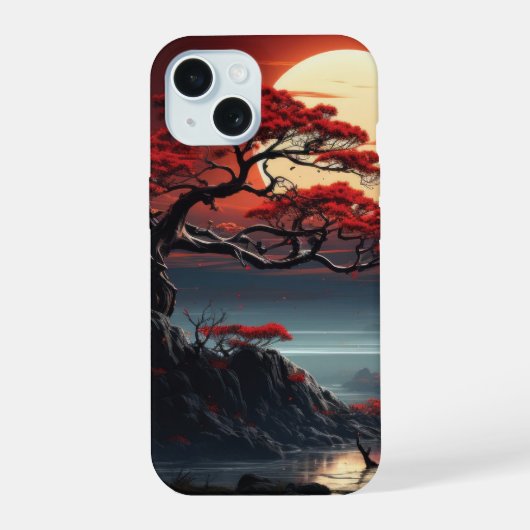 盆栽 iPhone 15ケース (裏面)