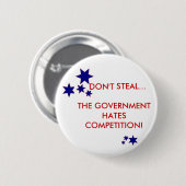 盗まないで下さい! 缶バッジ (正面&裏面)