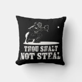 盗まない野球捕手 – 宗教 クッション (正面)