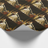 盗まれたキス絵画、ジャン=ホノーア・フラゴナード ラッピングペーパー (角)