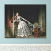 盗まれたキス キャンバスプリント (インサイチュ (ウッドフロア))