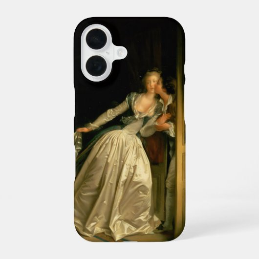盗まれたキス フラゴナール iPhone 16ケース (裏面)