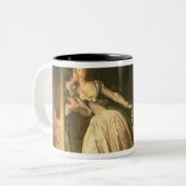 盗まれたキス、c.1788 ツートーンマグカップ (正面左)