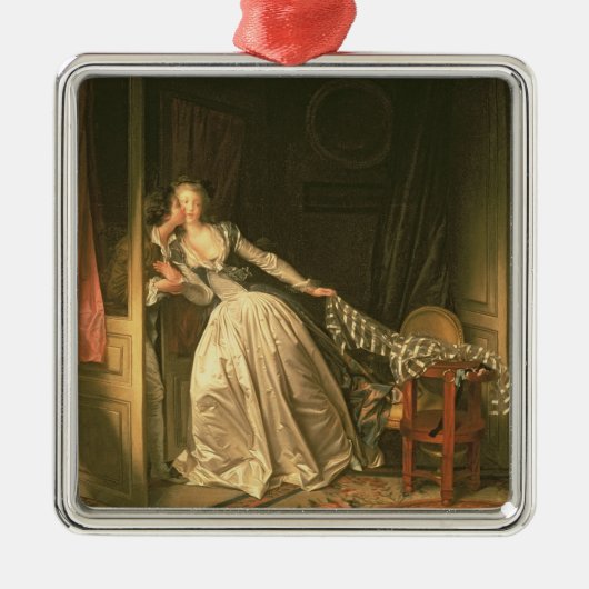 盗まれたキス、c.1788 メタルオーナメント (正面)