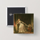 盗まれたキス、c.1788 缶バッジ (正面&裏面)