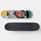 盗まれたフード付きスウェットシャツ スケートボード (横)