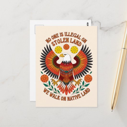 盗まれた土地では誰も違法ではない ポストカード (正面/裏面インサイチュ)