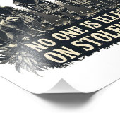 盗まれた土地で違法な人はいない先住民American I フォトプリント (角)