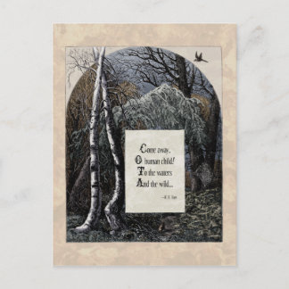 「盗まれた子」はがききビクトリアンだ ポストカード