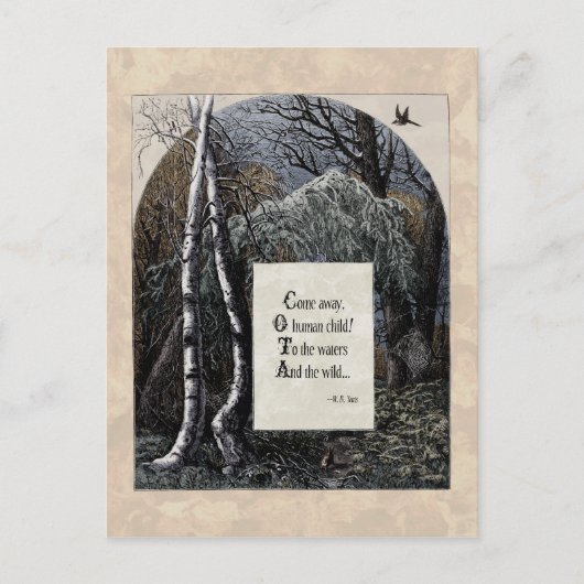 「盗まれた子」はがききビクトリアンだ ポストカード (正面)