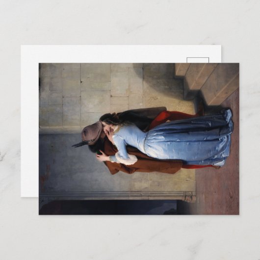 盗まれた瞬間:年齢を超えたキス ポストカード (正面/裏面)