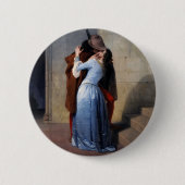 盗まれた瞬間：年齢ピンを介したキス 缶バッジ (正面)