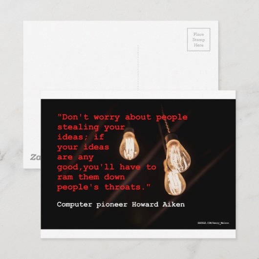 盗みアイディア ポストカード (正面/裏面)