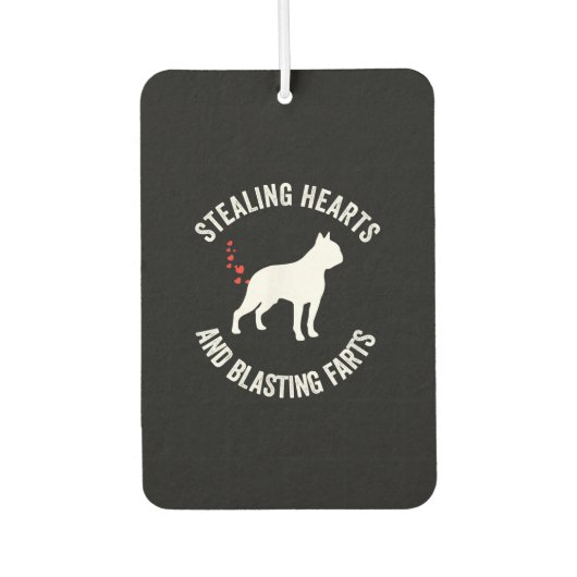 盗みハートと爆破ファルトボストンテリア カーエアーフレッシュナー (正面)