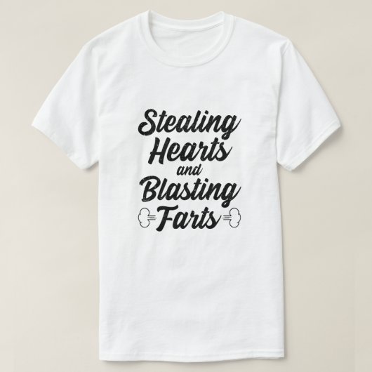 盗みハートと農場を爆破 Tシャツ (デザイン正面)