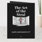 盗み切りグリーティングカードの技術 カード (裏面)