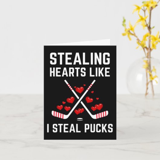 盗むハートのように盗むバレンタインデー カード (黄色い花)