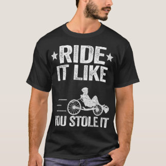 盗んだように乗るバイクBicを逆曲げトリクバイク Tシャツ