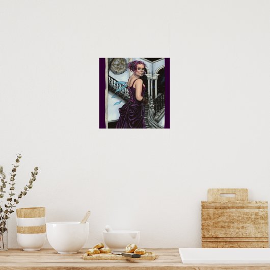 盗作されたフェイアリーのアートワークのポスター ポスター (キッチン)