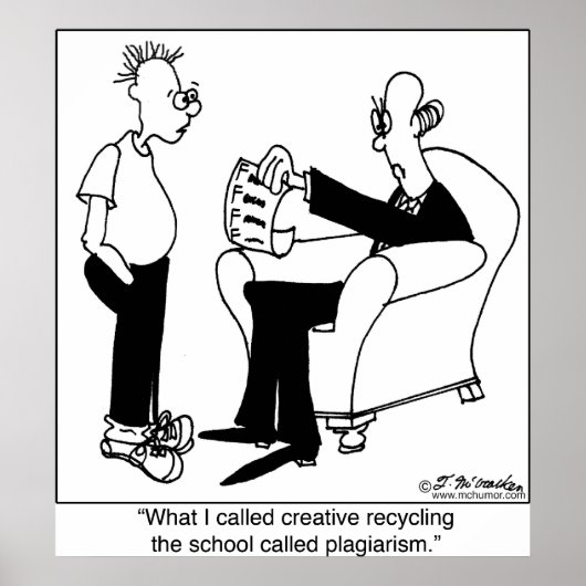 盗用またはリサイクル ポスター (正面)