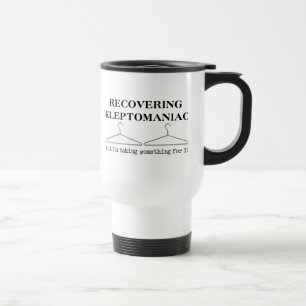 盗癖からの回復 Funny Travel Mug ユーモア トラベルマグ