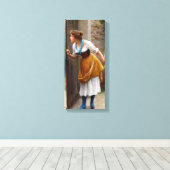 盗聴者（Eugene de Blaas著） キャンバスプリント (インサイチュ (ウッドフロア))