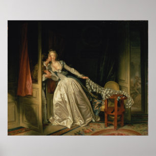 盗難されたキスのFragonard、Large ポスター