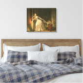 盗難されたキス, c.1788 キャンバスプリント (インサイチュ (寝室))