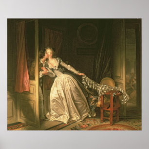 盗難されたキス, c.1788 ポスター