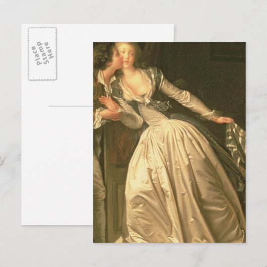 盗難されたキス, c.1788 ポストカード (正面/裏面)