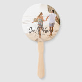 盗難された写真。名前と年のタイポグラフィ ハンドファン (正面)