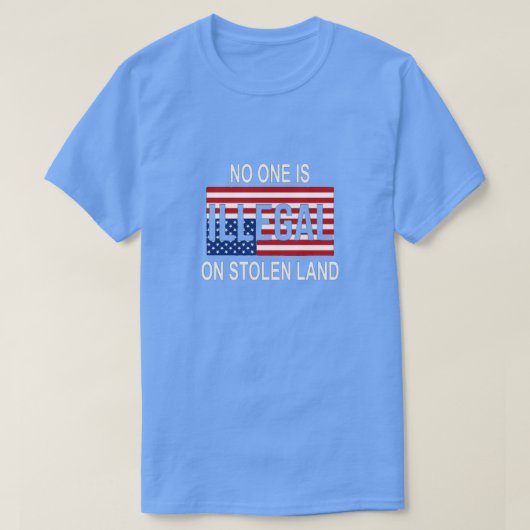 盗難に遭ったTシャツは誰も違法ではない Tシャツ (デザイン正面)