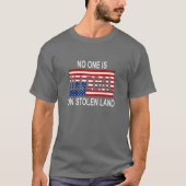 盗難に遭ったTシャツは誰も違法ではない Tシャツ (正面)