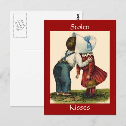 盗難キス – はがき (正面/裏面)