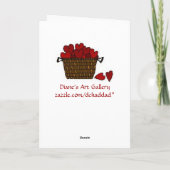 盗難キス – バレンタイン シーズンカード (裏面)