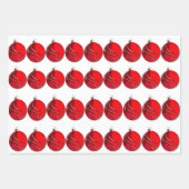 盛り合わせクリスマスラッピング紙 ラッピングペーパーシート (正面3)