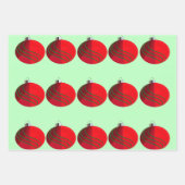 盛り合わせクリスマスラッピング紙 ラッピングペーパーシート (正面3)