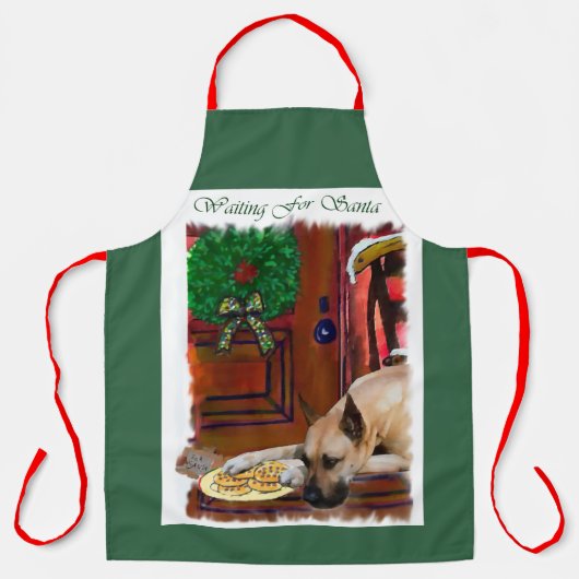 盛大なクリスマスを祝う エプロン (正面)