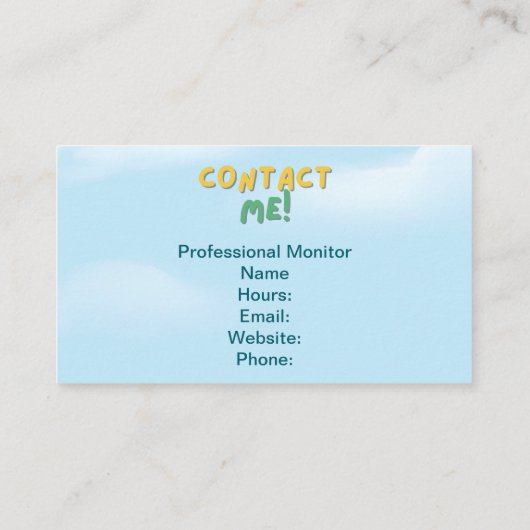 監察訪問 名刺 (裏面)