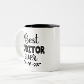 監最高の査人 ツートーンマグカップ (正面左)