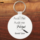 監査しろ！ キーホルダー (正面)
