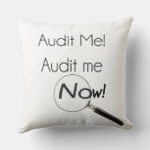 監査しろ! クッション (裏面)