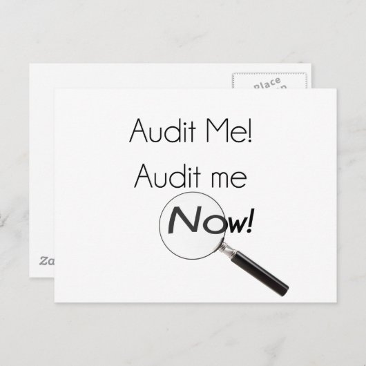 監査しろ! ポストカード (正面/裏面)