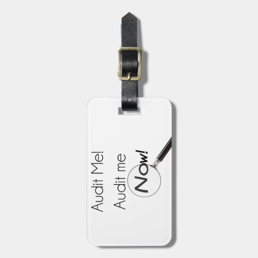 監査しろ！ ラゲッジタグ (正面縦)