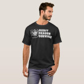 監査シーズンサバイバおもしろいーCPA会計士オーディト Tシャツ (正面フル)