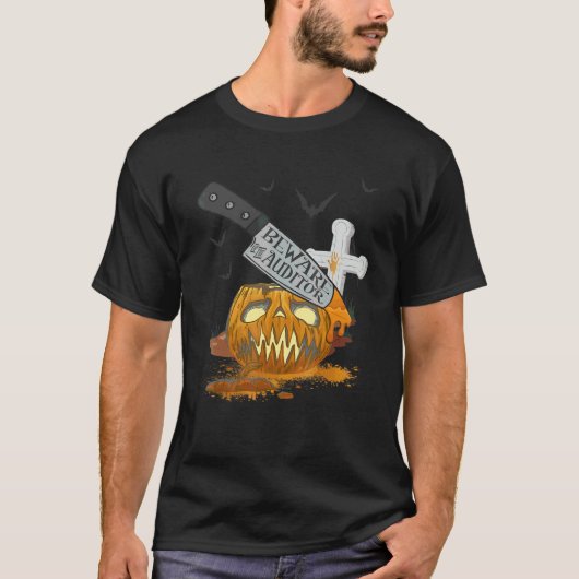 監査人のハロウィンパーティー Tシャツ (正面)