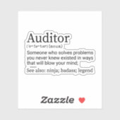 監査人の定義、監査人への贈与 シール (シート)