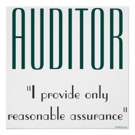 「監査人:合理的な保証のみを提供する」 ポスター