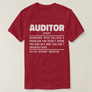 監査役名詞定義会社作業者パパ おもしろい Tシャツ