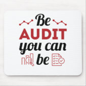 監査監査監査監査監査監査監査担当者おもしろいは監査可能 マウスパッド (正面)